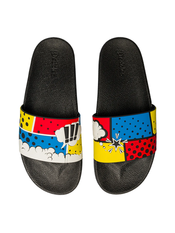 Živahni natikači Barviti stripi