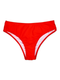 Živo rdeče srednje visoke bikini hlačke