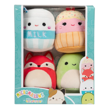 Squishmallows Micromallows 4-delni set – Fifi, Henry, Melly, Clara