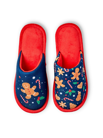 Živahni copati Medenjaki in sladkarije