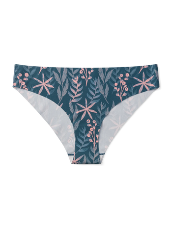 Živahne ženske brezšivne hlačke Nočni travnik