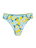 Srednje visoke bikini hlačke Poletne limone