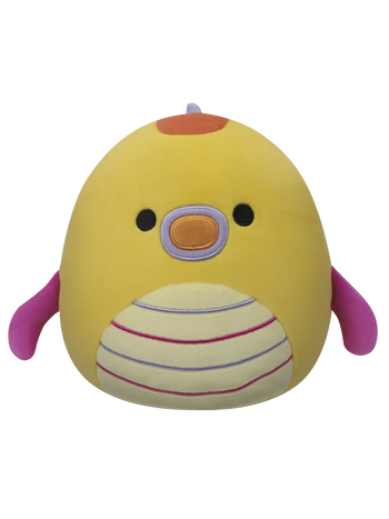 Squishmallows Rumen morski konjiček s črtastim trebuhom Leif, 20 cm