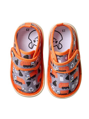 Živahni copati za dojenčka Smetarski tovornjak