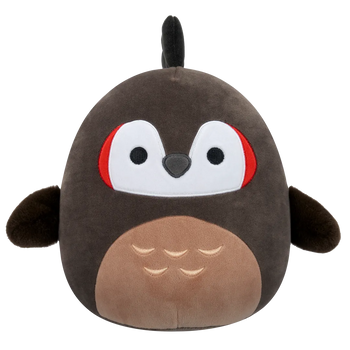 Squishmallows Theodore – temno sivo-rjav cestni tekač, 20 cm