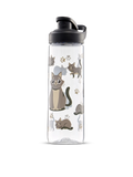 Živahna steklenica za vodo Siva mačka 700 ml
