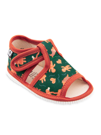 Otroški copati z odprtimi prsti Medenjak