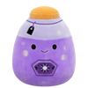 Squishmallows Kensington – neonsko vijoličen napoj z etiketo, 20 cm