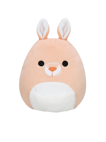 SQUISHMALLOWS Kenguru Quinn s puhastim trebuščkom, 20 cm