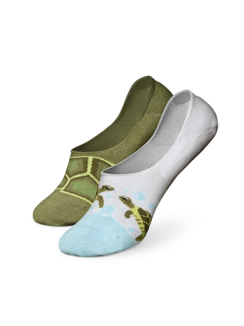 Živahne skrite nizke nogavice Morske želve
