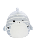 SQUISHMALLOWS Morski pes Saschie z bleščečim trebuščkom, 30 cm