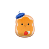 Squishmallows Ennui – francoski toast z baretko, 30 cm