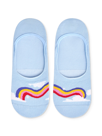 Živahne skrite nizke nogavice Mavrično nebo