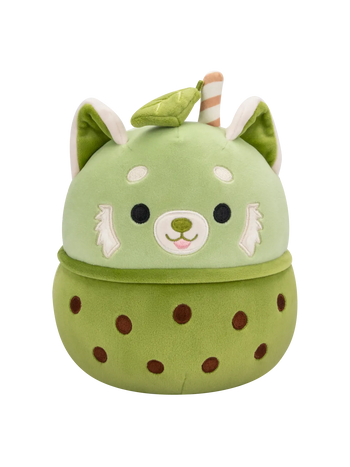 Squishmallows Rdeča panda z boba čajem Eitan, 20 cm