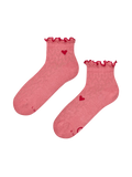 Nogavice cutecore Rdeči srček