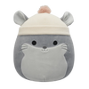 Squishmallows Camilo – siva činčila s svetlo rjavo kapo, 20 cm