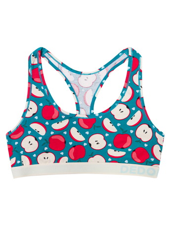 Živahni ženski modrček Rdeče jabolko