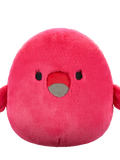 Squishmallows Fuzzamallows – rožnati flamingo Cookie, 30 cm