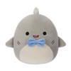 Squishmallows Sivi morski pes z modro kravato Gordon, 20 cm