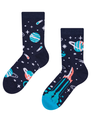 Živahne otroške nogavice Planeti