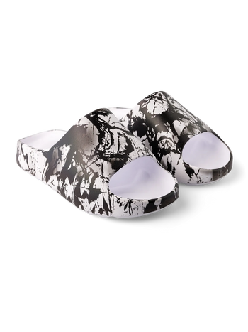 Živahni chunky natikači Črno-beli madeži