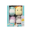 Squishmallows Micromallows 4-delni set – Gordon, Tex, Tabitha, Irina