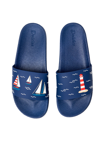 Živahni natikači Jadrnice na morju