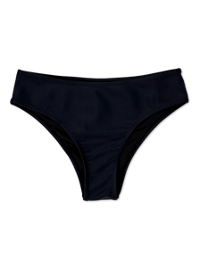 Črne srednje visoke bikini hlačke
