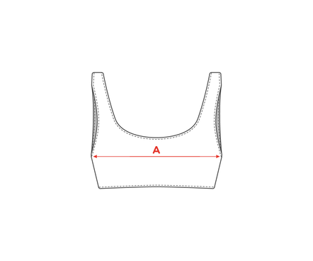 Bralette zgornji del kopalk
