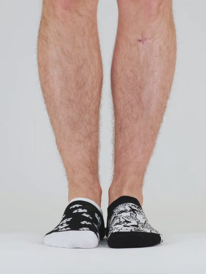 Živahne nizke nogavice za superge Mačje tačke