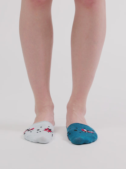 Živahne skrite nizke nogavice Pikapolonice in pike