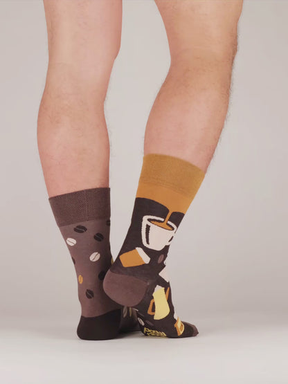 Živahne bambusove nogavice Kavna zrna