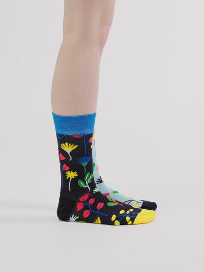 Živahne nogavice Akvarelne rože