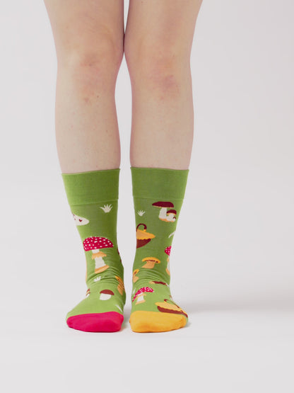 Živahne nogavice Nabiranje gob