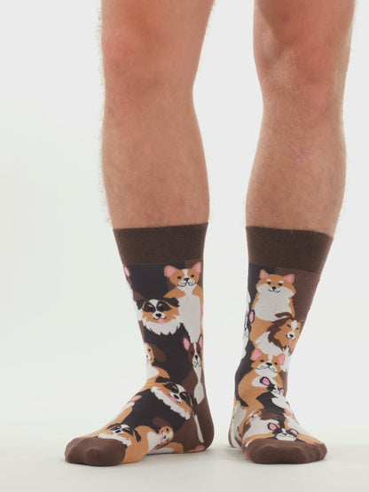 Živahne nogavice Kužki